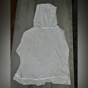 Black and white stripped hoodie